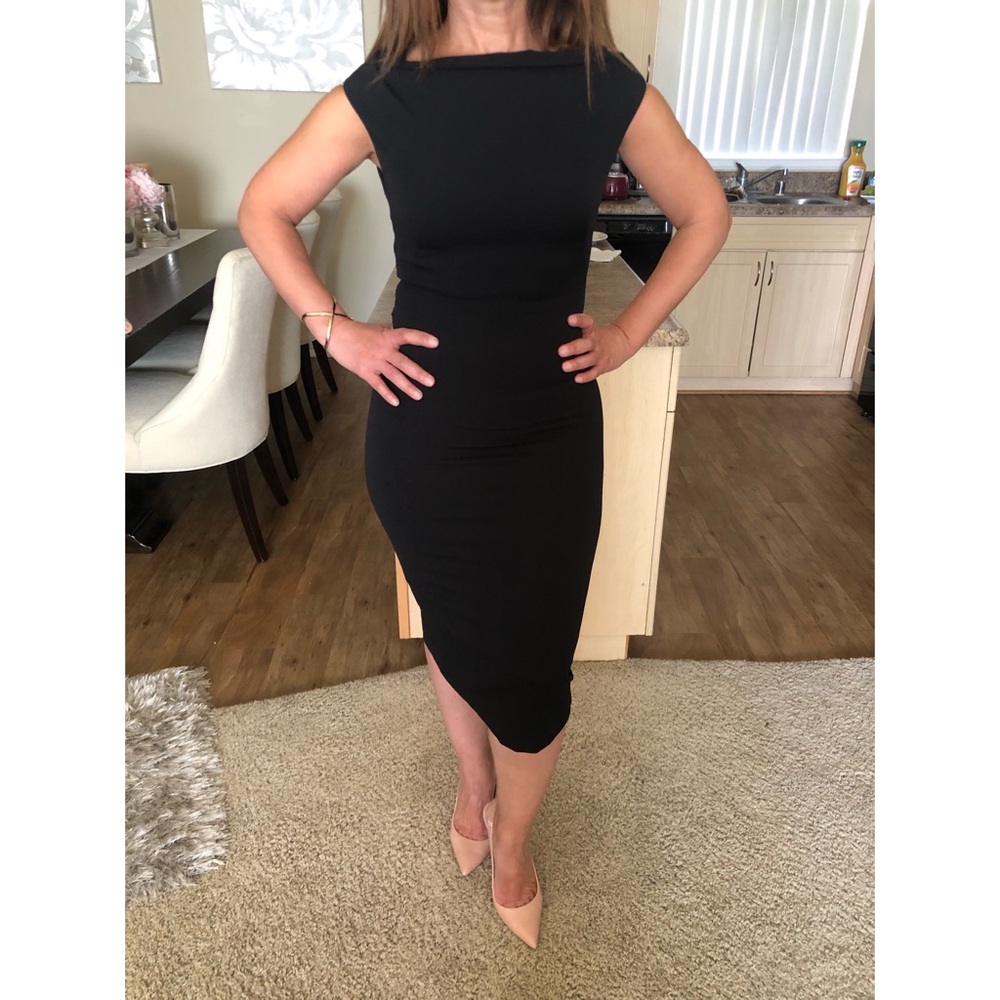 Zara Black Midi Dress
